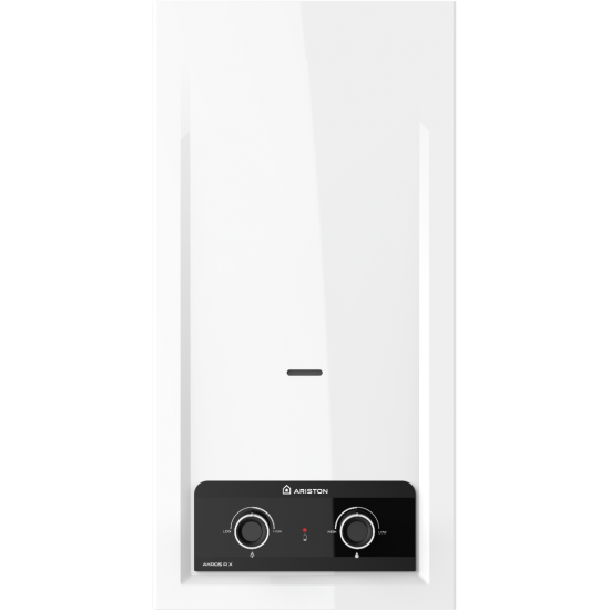 Încălzitor instant de apă caldă pe gaz natural, 11 l/min, 21,5 kW, tiraj natural, ARISTON AKROS R X 1120 (4332009)
